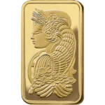 PAMP 5 ounce Fortuna gold bar 999.9