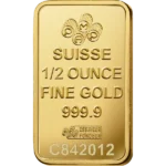 PAMP Half Ounce Gold Bar