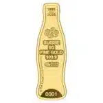 PAMP Coca-Cola 140 Years 5g gold piece in CertiPAMP packaging