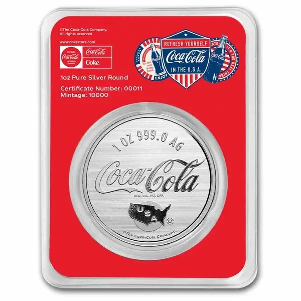 Coca-Cola USA Silver Round