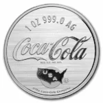 Official Coca-Cola 1 oz Silver Round
