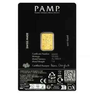 PAMP Fender 80th Anniversary Gold Bar