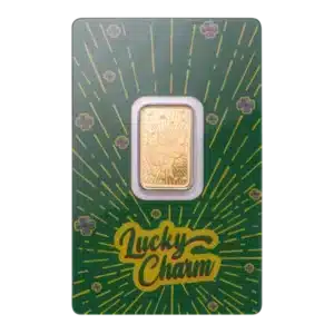 PAMP Lucky Pig 5g gold bar in 999.9 fine gold with CertiPAMP assay card