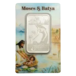PAMP Moses & Batya 1 oz silver bar in .999 fine silver