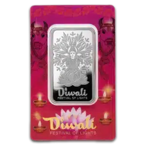 PAMP Diwali Lakshmi Sacred Cow 1 oz Silver Bar 2026