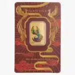 PAMP 10g Good Luck Phoenix Coloured Gold Bar 999.9 Fine Gold