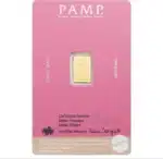 PAMP Suisse Barbie™ 1 Gram .9999 Fine Gold Bar