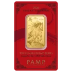 PAMP Lunar Year of the Horse 1 oz Gold Bar