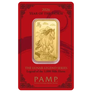 PAMP Lunar Year of the Horse 1 oz Gold Bar