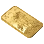 PAMP Lunar Horse gold bar front