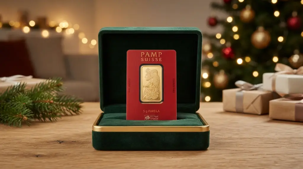 gold bars christmas gift